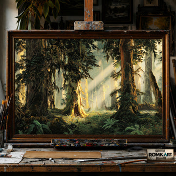 The Rainforest hand-painted oil painting on canvas