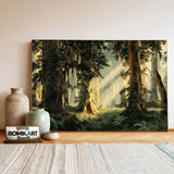 The Rainforest Forest Landscape Oil Painting - image 3
