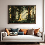 The Rainforest Forest Landscape Oil Painting - image 4