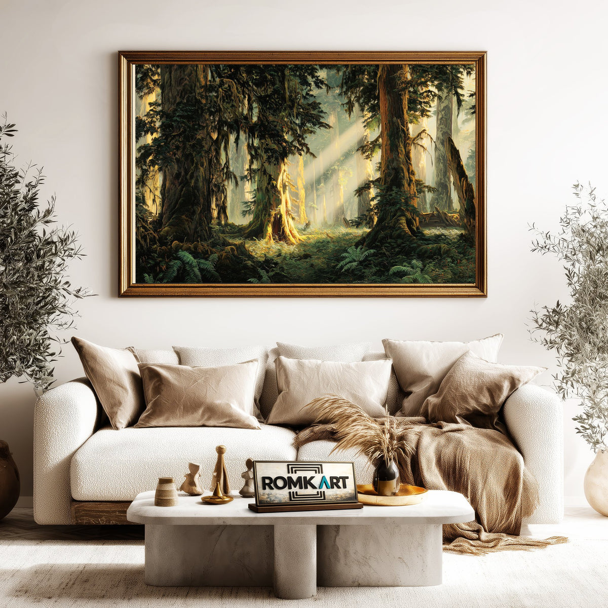 The Rainforest Forest Landscape Oil Painting - image 5