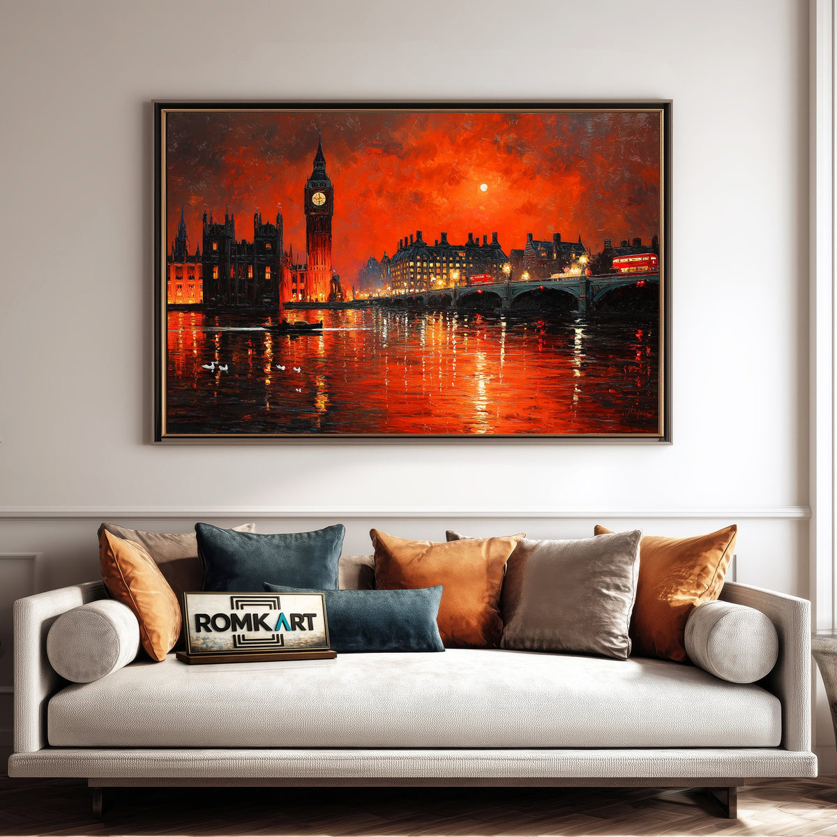 The Red London Oil Painting - image 4
