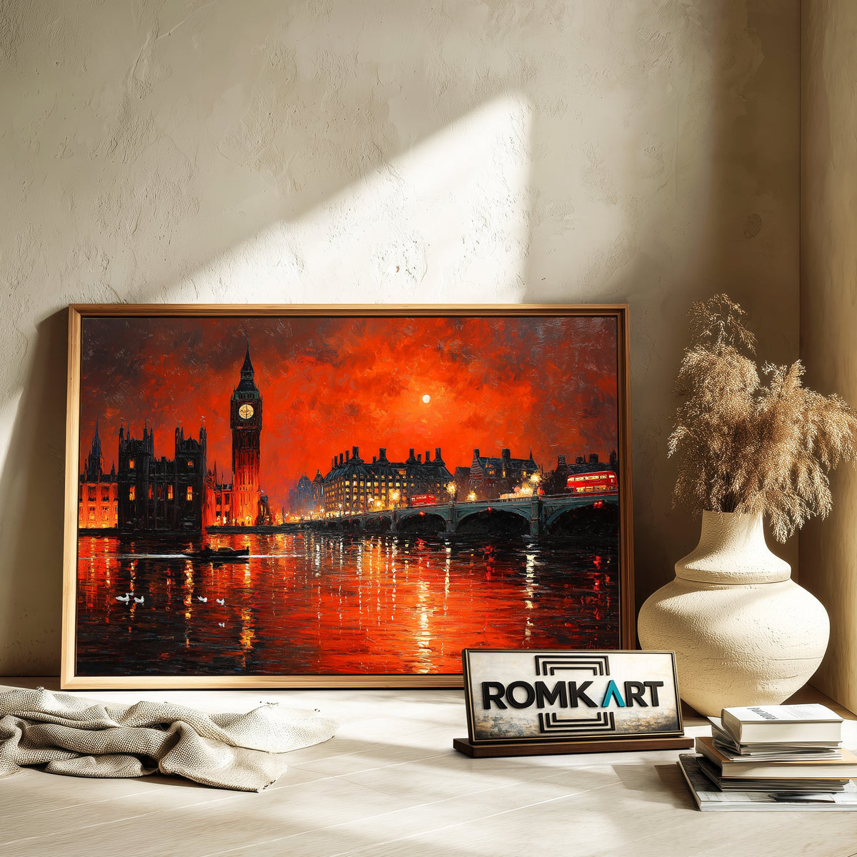 The Red London Oil Painting - image 6