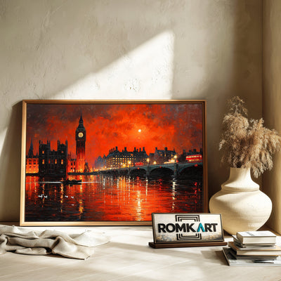 The Red London Oil Painting - image 6