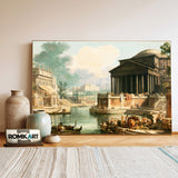 The Roman Pantheon Historical Oil Painting - image 3