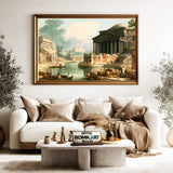 The Roman Pantheon Historical Oil Painting - image 5