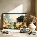 The Roman Pantheon Historical Oil Painting - image 6