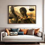 Themis, Goddess of Justice Fantasy Oil Painting - image 4