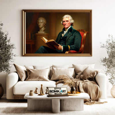 Thomas Jefferson Presidential Portrait Oil Painting - image 5