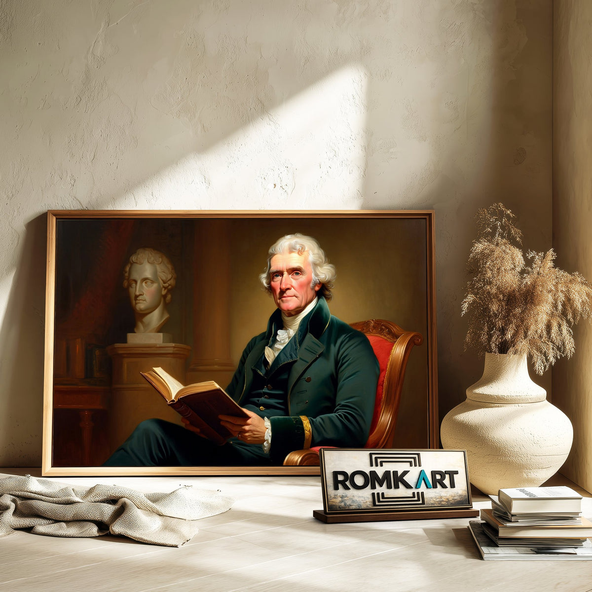 Thomas Jefferson Presidential Portrait Oil Painting - image 6