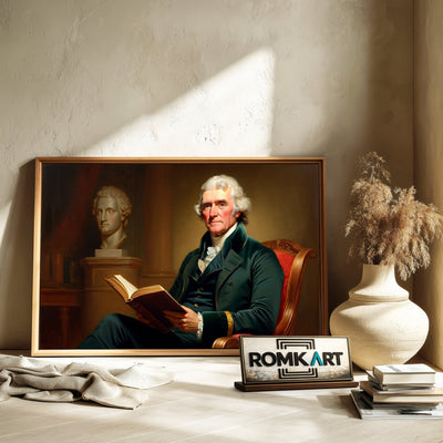 Thomas Jefferson Presidential Portrait Oil Painting - image 6