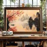 Traditional Chinese Landscape Asian Art Oil Painting - image 2