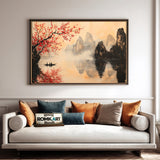 Traditional Chinese Landscape Asian Art Oil Painting - image 4