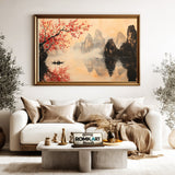 Traditional Chinese Landscape Asian Art Oil Painting - image 5