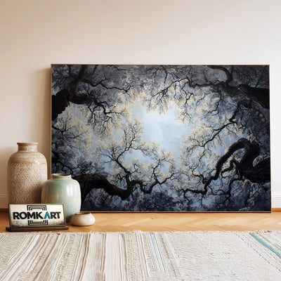 Tree Branches And The Sky Oil Painting - image 3