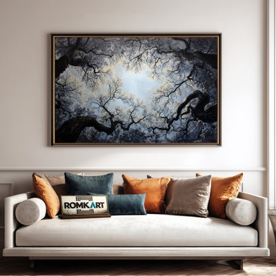Tree Branches And The Sky Oil Painting - image 4