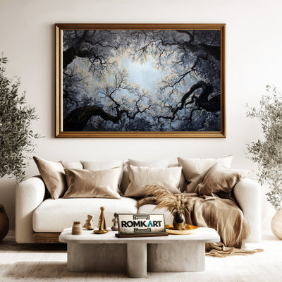 Tree Branches And The Sky Oil Painting - image 5