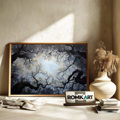 Tree Branches And The Sky Oil Painting - image 6