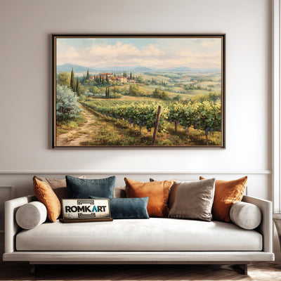 Tuscan Countryside Oil Painting - image 4