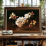 Twisting Apple Branch Oil Painting - image 2