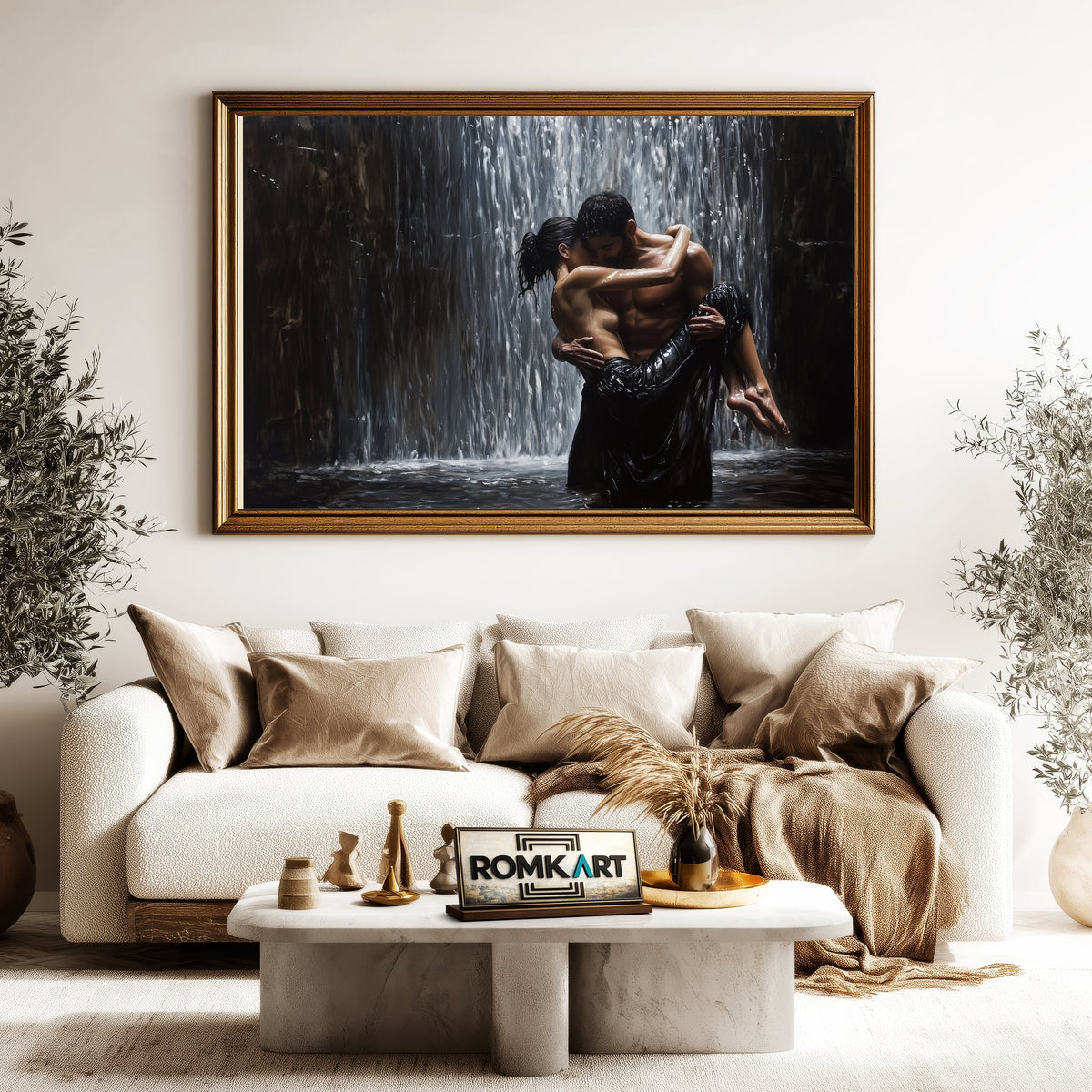 Two Dancers under Water Oil Painting - image 5