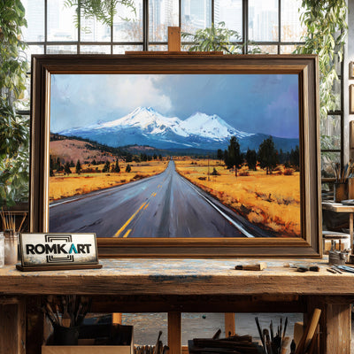 U.S. Route 97 Landscape Oil Painting - image 2