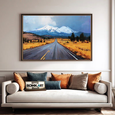 U.S. Route 97 Landscape Oil Painting - image 4