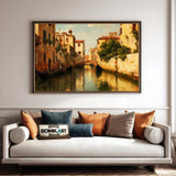 Venetian Canal In History Oil Painting - image 4