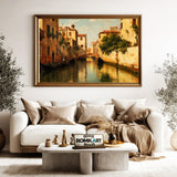 Venetian Canal In History Oil Painting - image 5