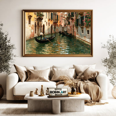 Venetian Cityscape Oil Painting - image 5