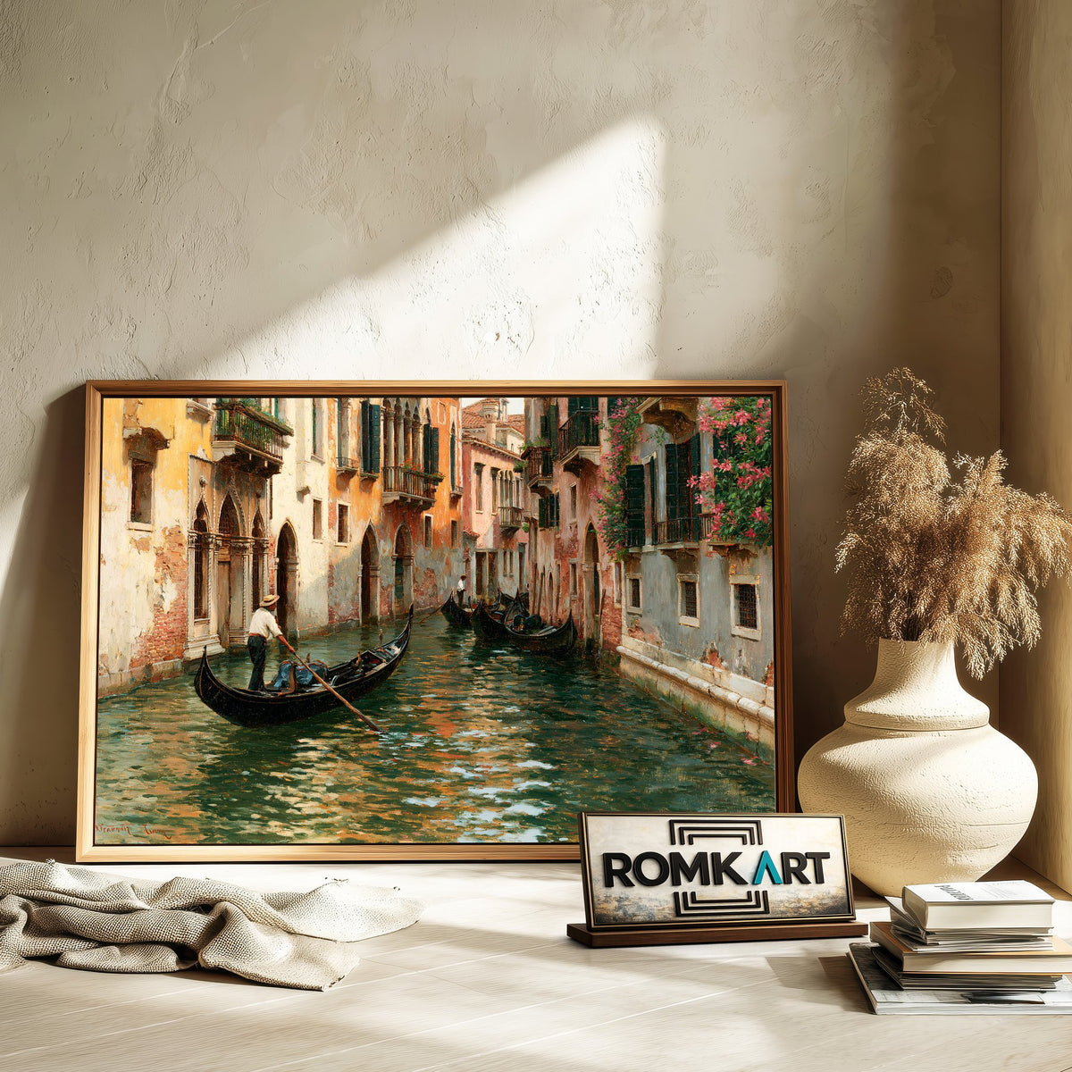 Venetian Cityscape Oil Painting - image 6