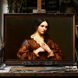 Victorian Women - Hand-Painted Oil Painting - View 1