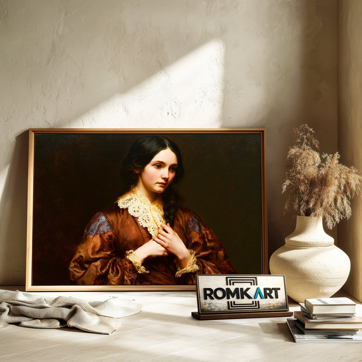 Victorian Women Oil Painting - image 6