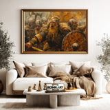 Viking Warrior Historical Oil Painting - image 5