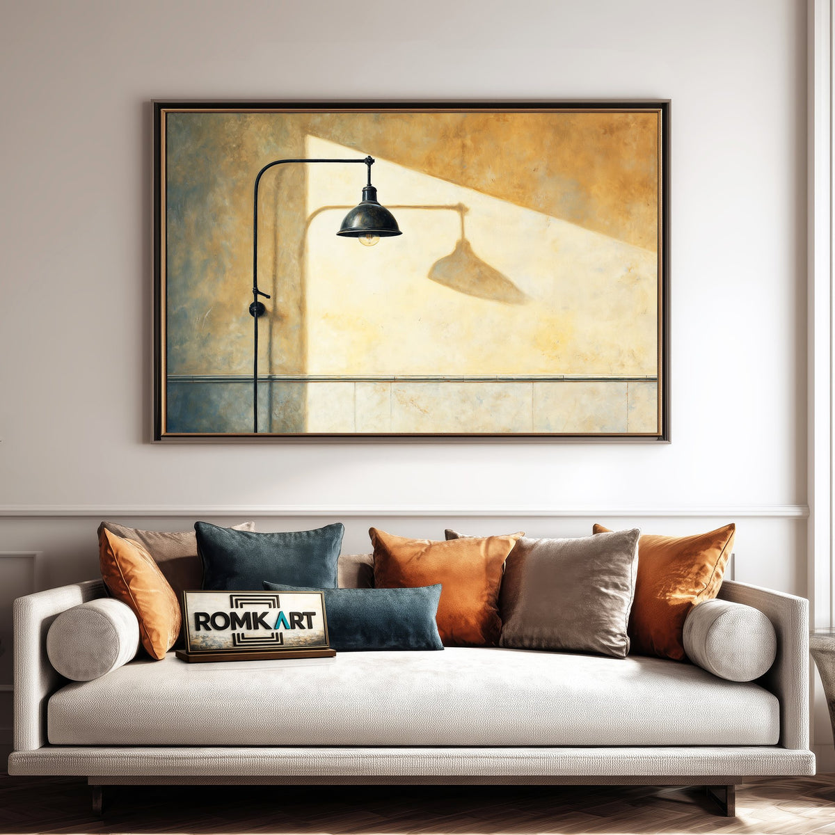 Wall Lamp Oil Painting - image 4