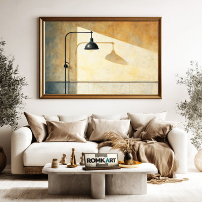 Wall Lamp Oil Painting - image 5