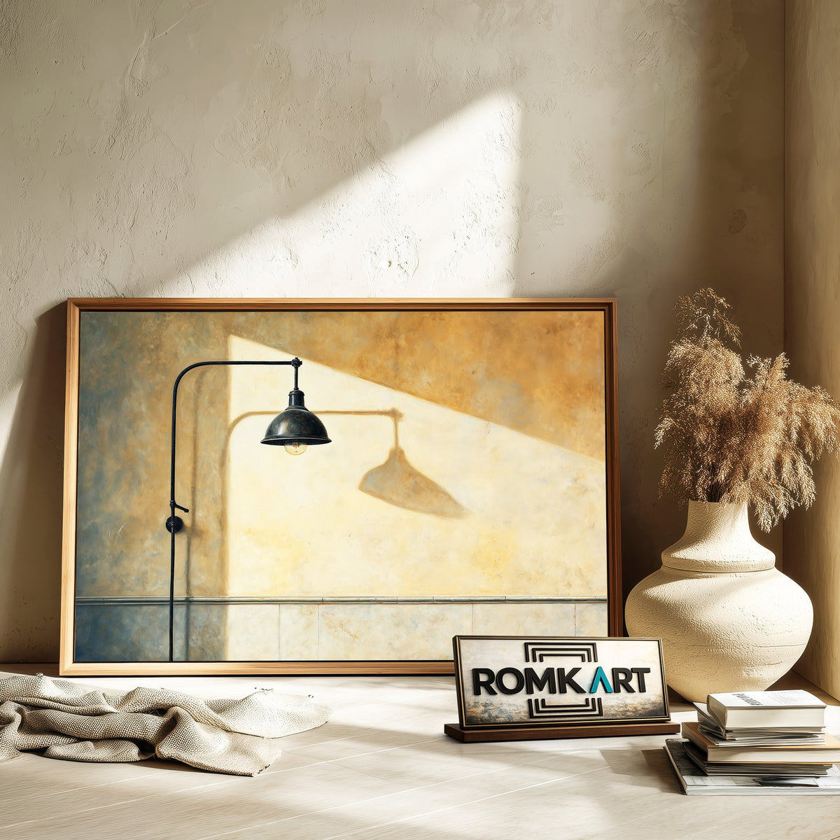Wall Lamp Oil Painting - image 6