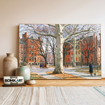 Washington Square Park Oil Painting - image 3