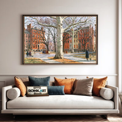 Washington Square Park Oil Painting - image 4