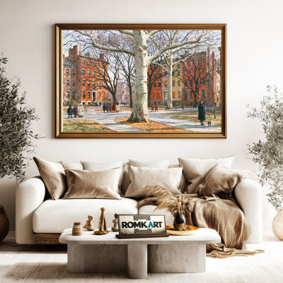 Washington Square Park Oil Painting - image 5