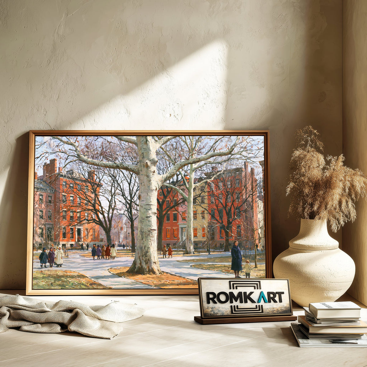 Washington Square Park Oil Painting - image 6