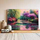 Water Garden in Full Bloom Botanical Oil Painting - image 3