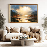 Welsh River Landscape Oil Painting - image 5