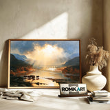 Welsh River Landscape Oil Painting - image 6