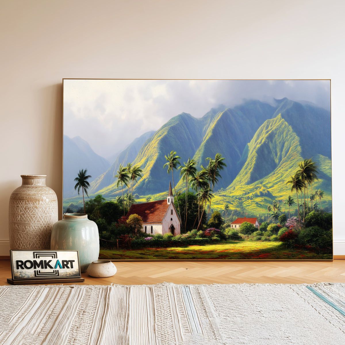 West Maui Mountains Landscape Oil Painting - image 3