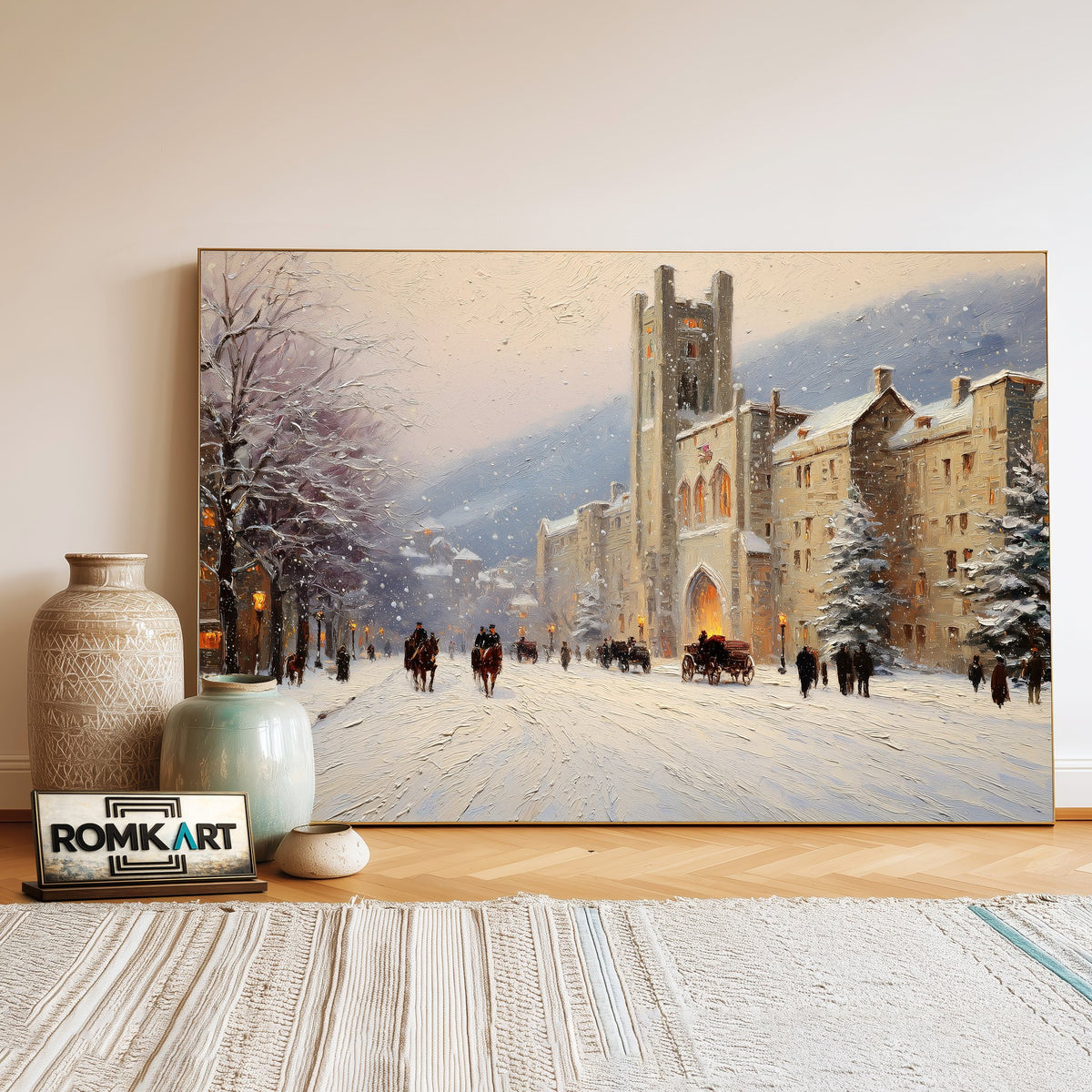 West Point Military Academy Historical Oil Painting - image 3