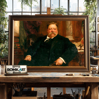 William Howard Taft Presidential Portrait Oil Painting - image 2