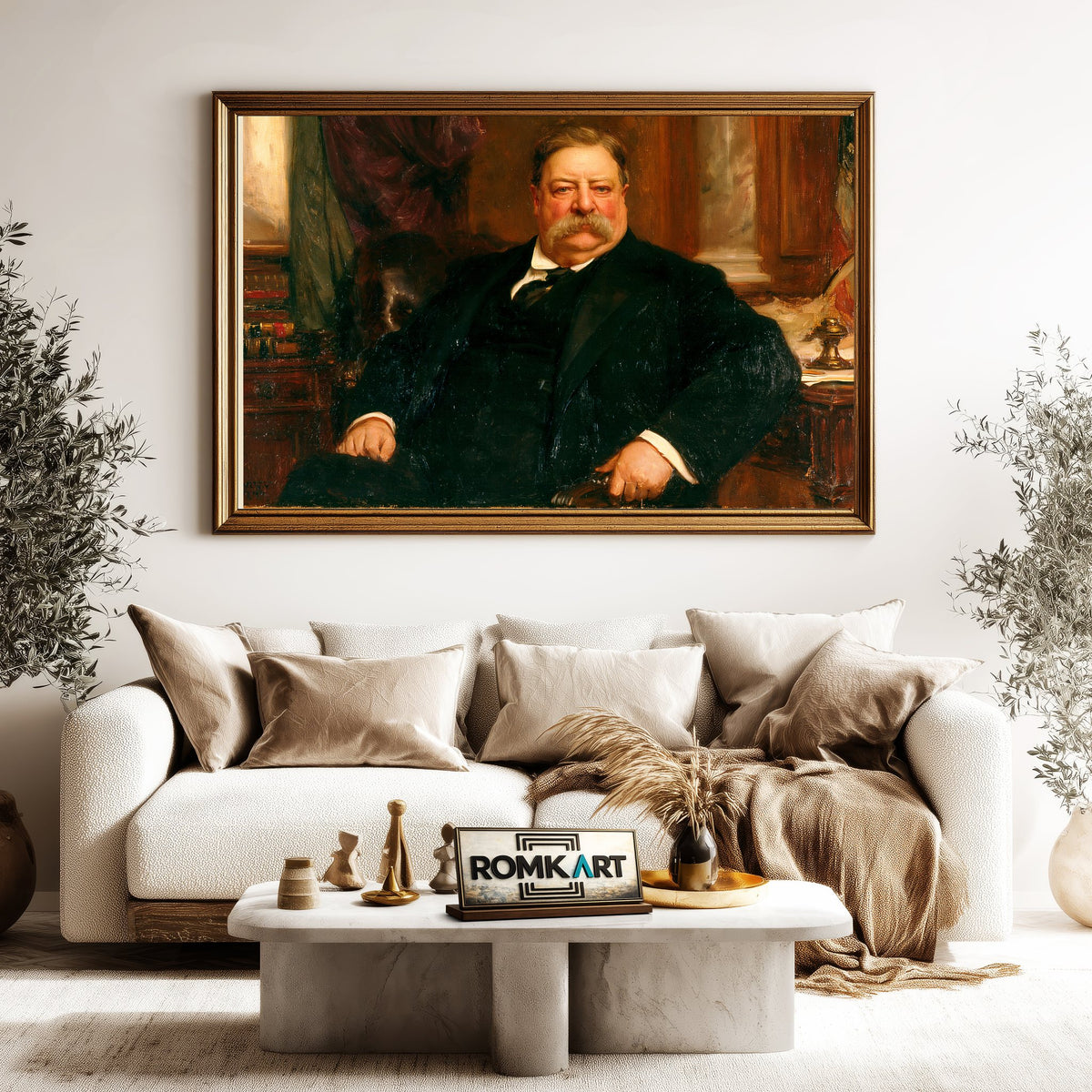 William Howard Taft Presidential Portrait Oil Painting - image 5