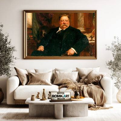 William Howard Taft Presidential Portrait Oil Painting - image 5