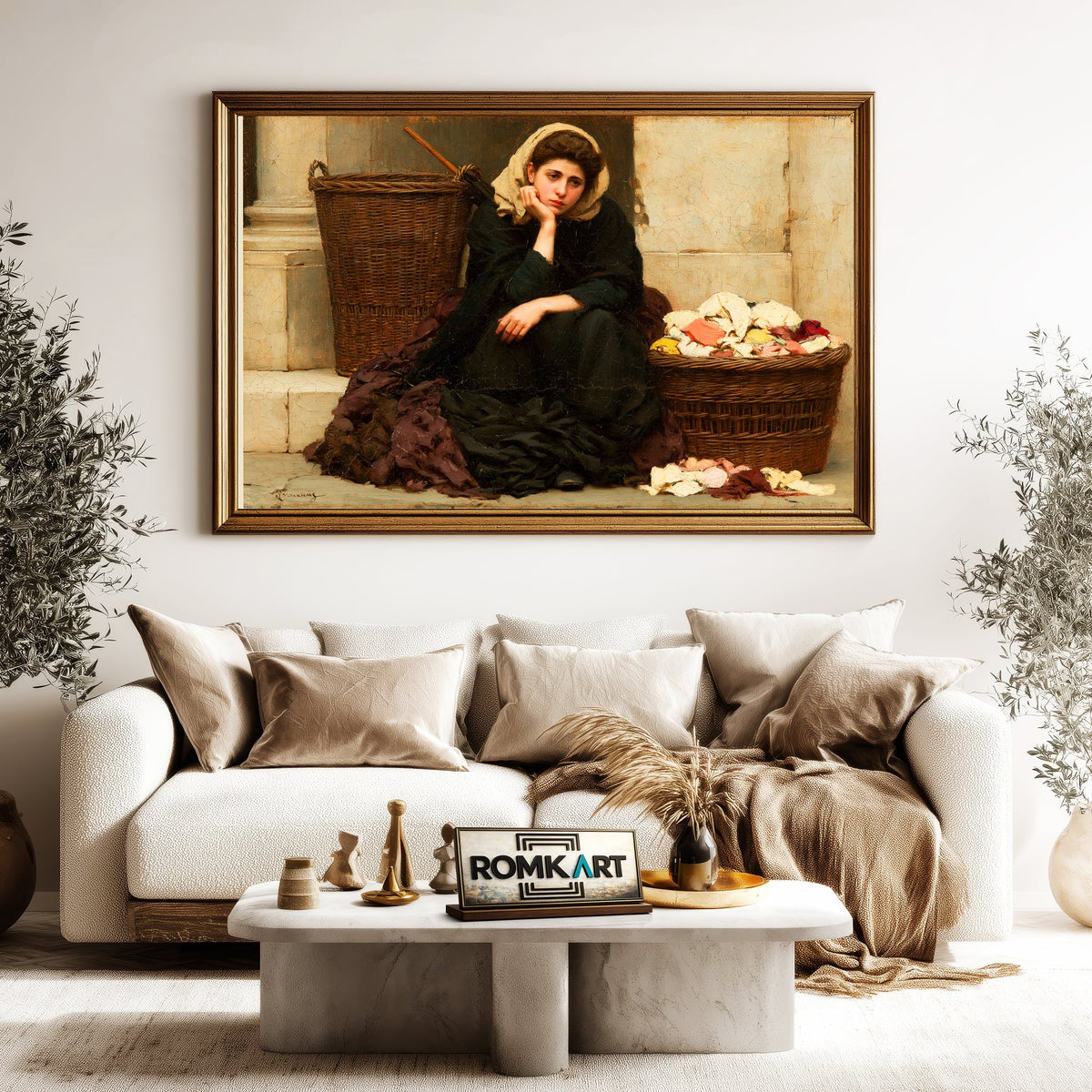 Women In Victorian Era Oil Painting - image 5