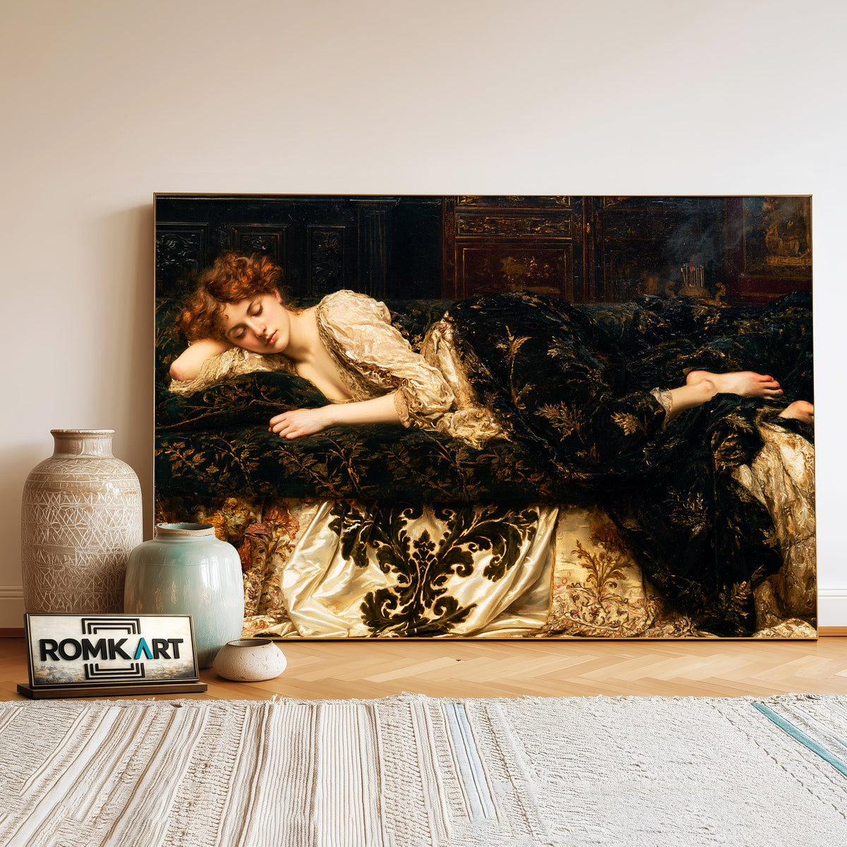 Women Resting Oil Painting - image 3